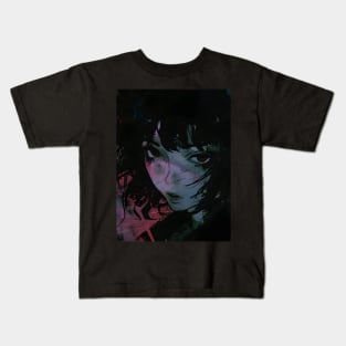 Soul-Shaking Despair: Unleashing Devilman CryBaby's Dark Fantasy Kids T-Shirt